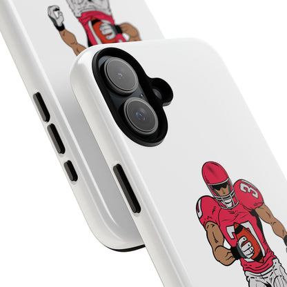 Football Player Tough Case, Sports Phone Cover, Athlete Gift, Tough Phone Case, Fall Sports, Football Lover's Accessory - TRV