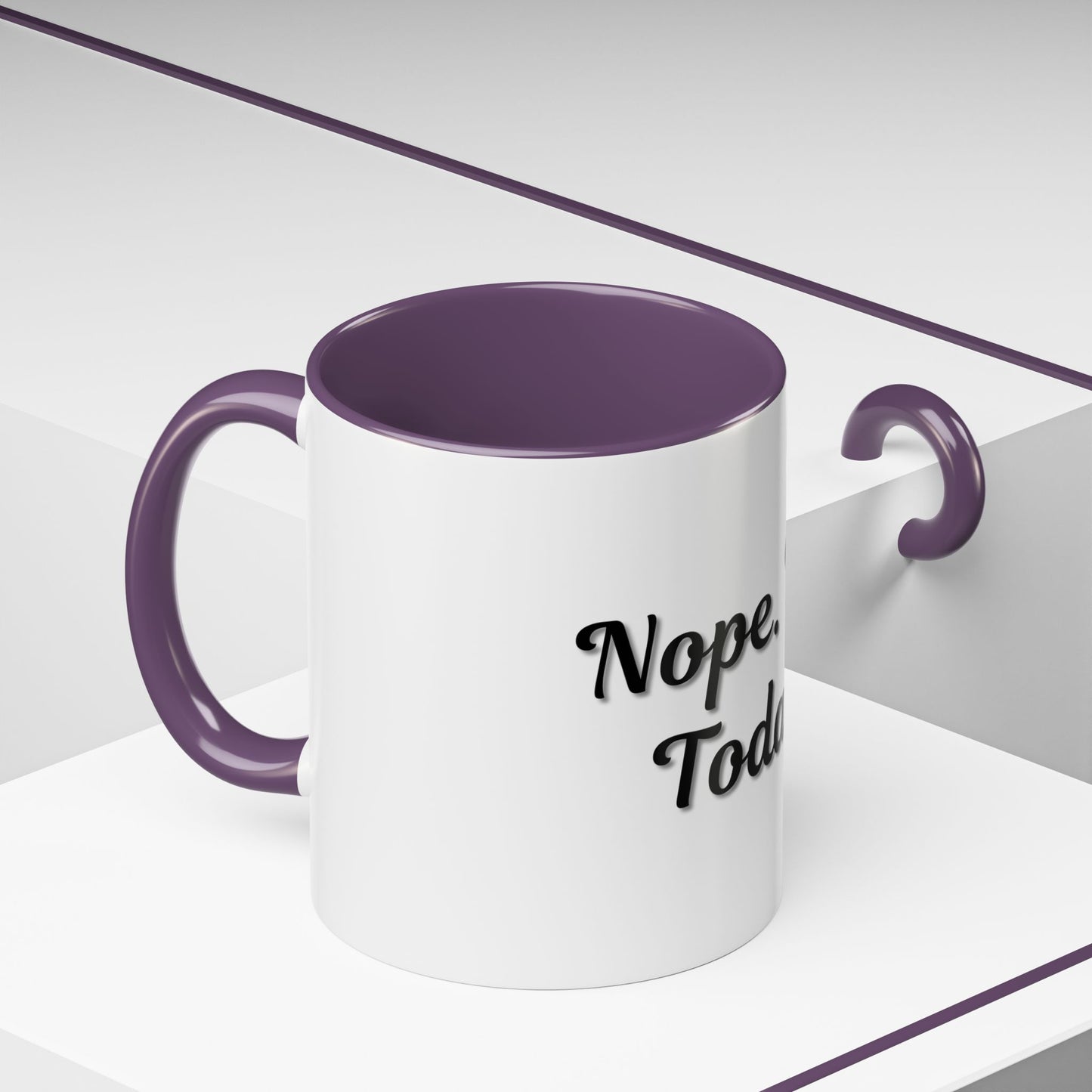 Nope Not Today Coffee Mug - Fun Ceramic Mug for Coffee Lovers - TRV