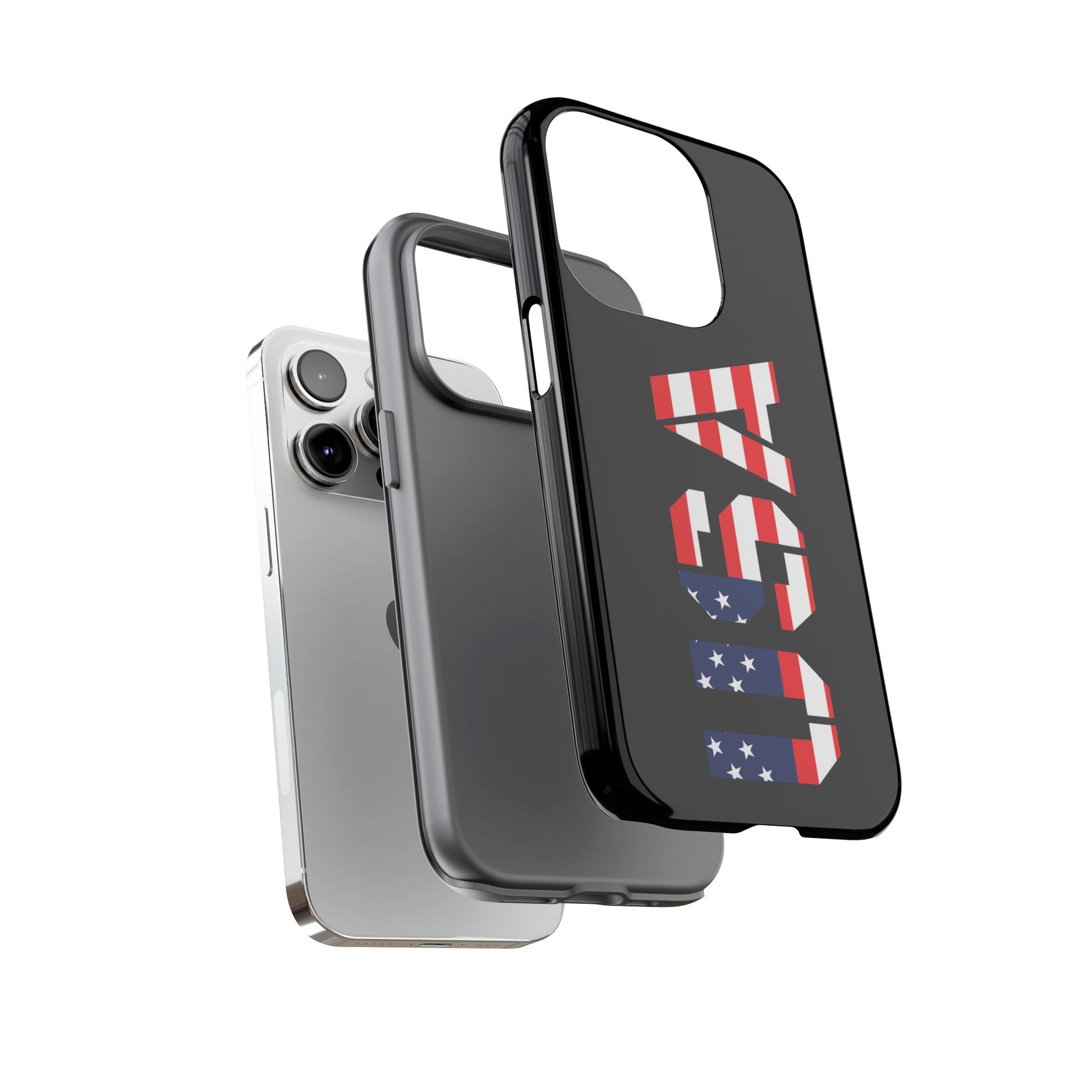 USA Flag Phone Case, Tough Phone Cover, Patriotic Gift, Independence Day Accessory, American Pride Mobile Case - TRV