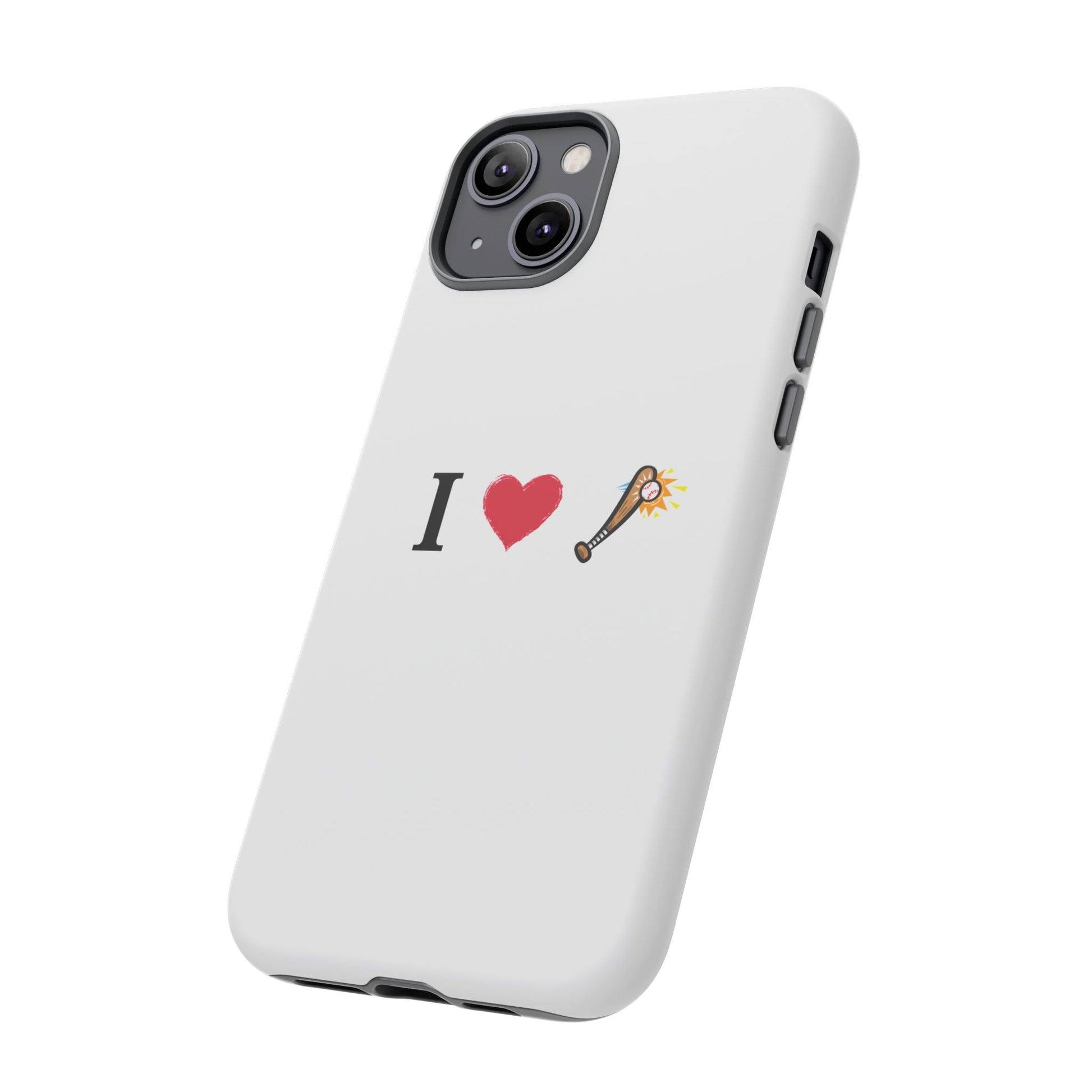 I Love Baseball Vibe Phone Case - Tough Cases for Sports Lovers, Gifts for Athletes, Fun Accessories, iPhone and Android Compatible - TRV