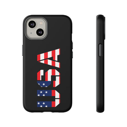 USA Flag Phone Case, Tough Phone Cover, Patriotic Gift, Independence Day Accessory, American Pride Mobile Case - TRV