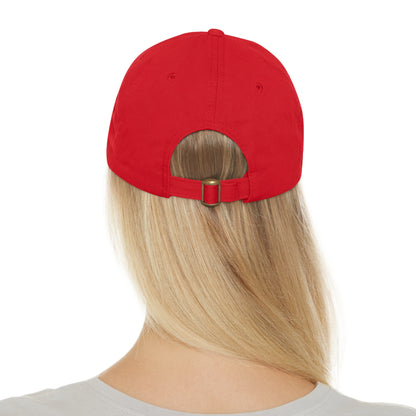 Stylish Dad Hat with Leather Patch | Perfect Gift for Fathers Day, Casual Wear, Dad's Birthday, Outdoor Activities