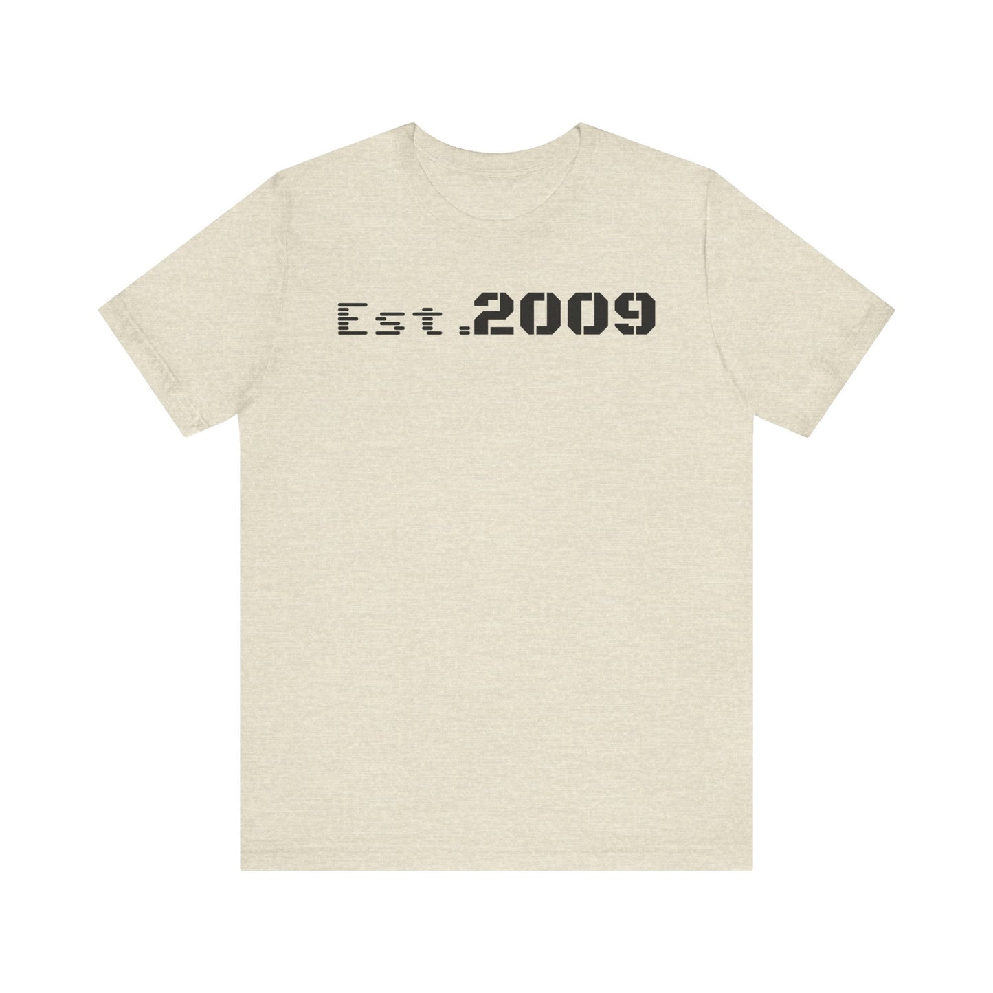 Established 2009 Unisex Tee - Casual Wear, Birthday Gift, Graduation Outfit, Anniversary Shirt, Personalized Fashion - TRV