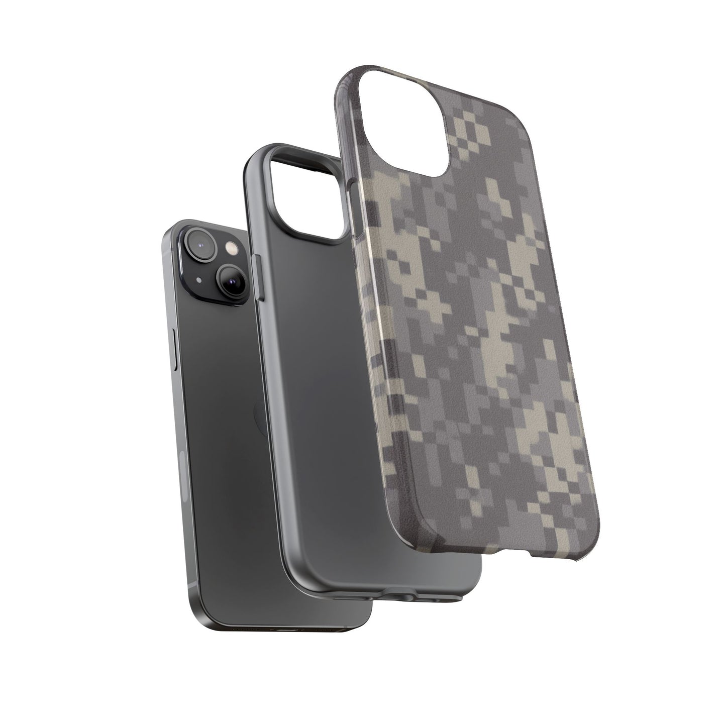 Camouflage Phone Case, Military Style Cover, Tough Phone Protection, Durable Phone Accessory, Gift for Veterans, Outdoor Enthusiasts - TRV