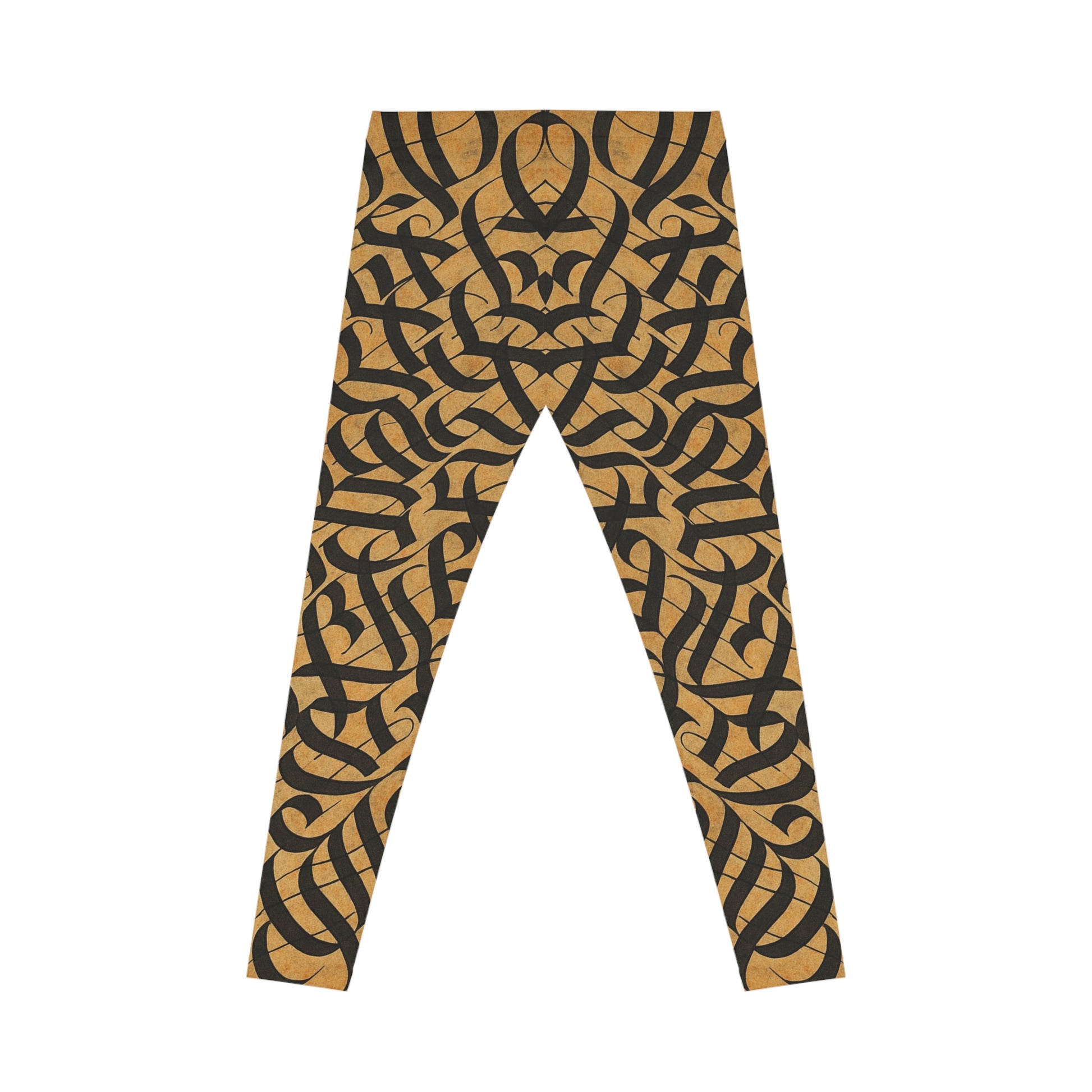 Chic Patterned Leggings for Everyday Comfort, Stylish AOP Leggings, Casual Workout Trousers, Boho Leggings for Women, Trendy Fashion [...] - TRV