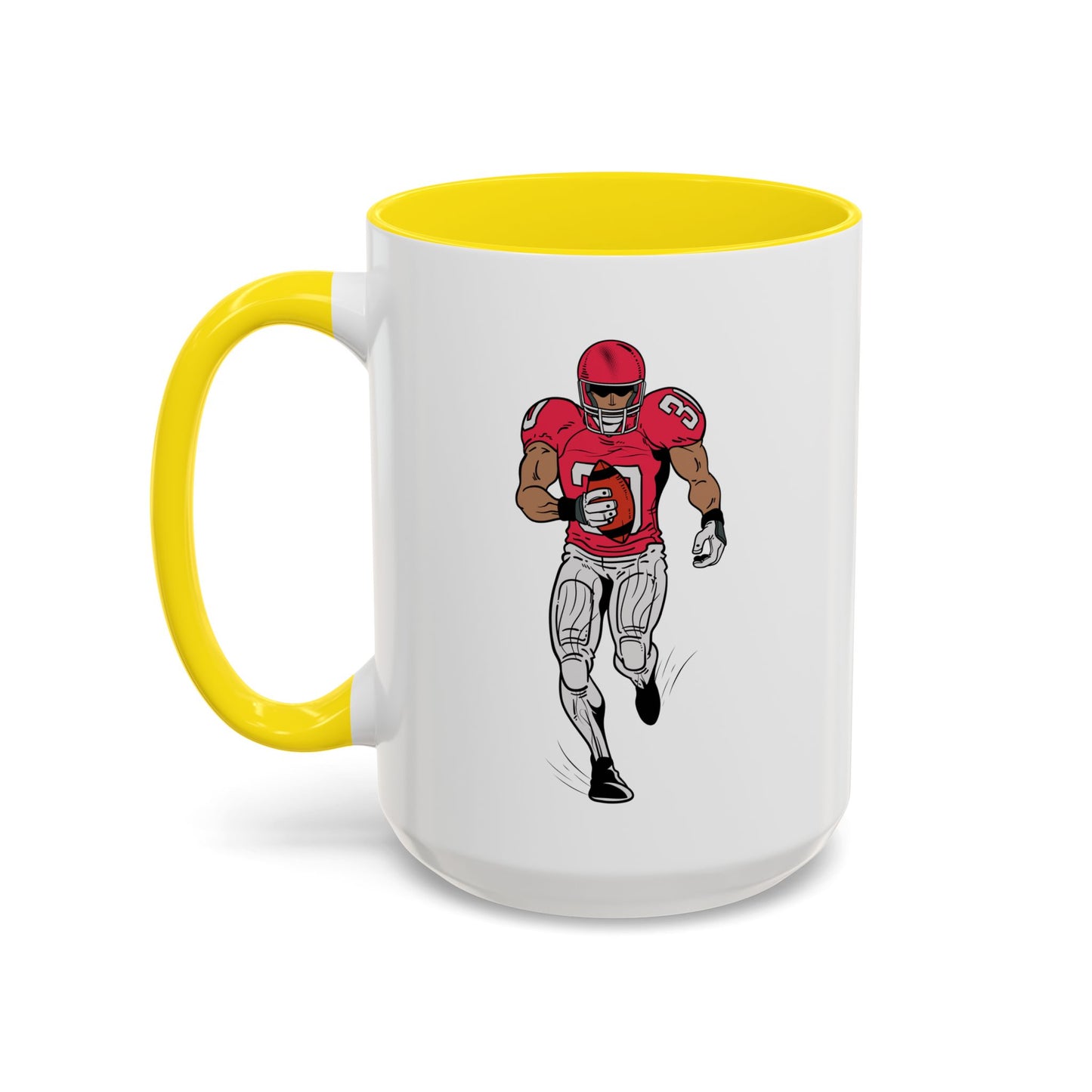 Football Player Coffee Mug, Sports Fan Gift, Motivational Coffee Cup, Game Day Mug, Unique Sports Merchandise