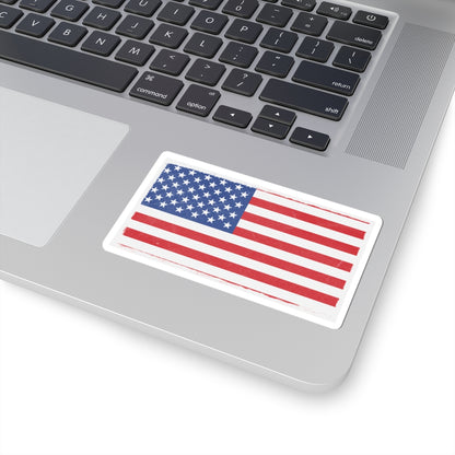 Patriotic Kiss-Cut Stickers | USA Flag Designs for Laptops, Water Bottles, Car Decorations, Gifts for Independence Day