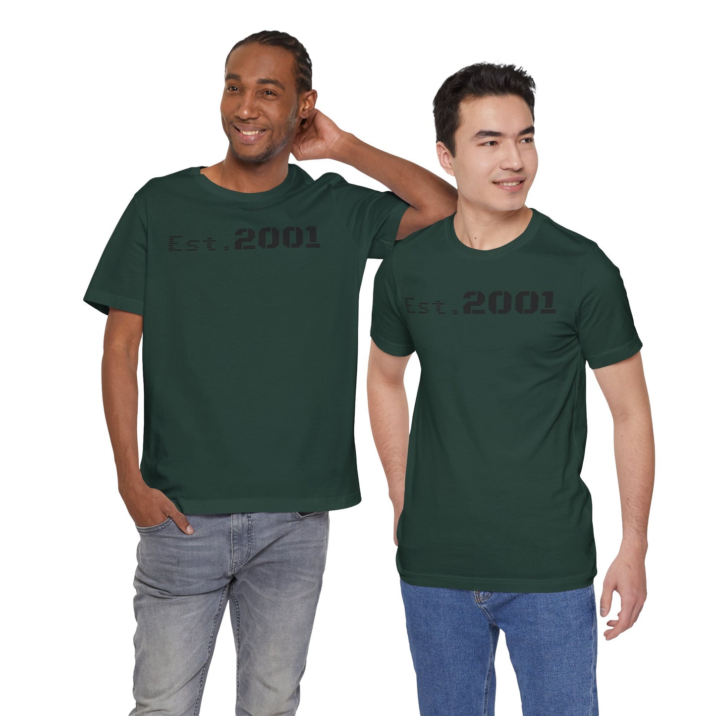 Est. 2001 Unisex Tee - Timeless Casual Wear, Birthday Gift, Nostalgic Fashion, Everyday Comfort, Trendy Streetwear