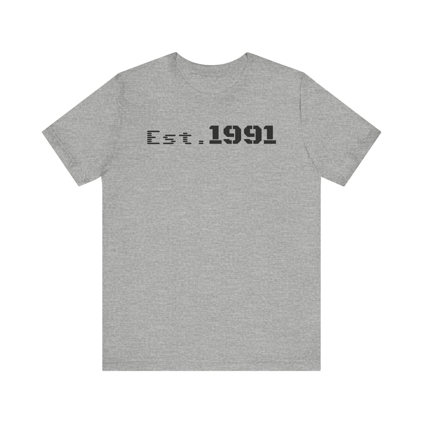 Established 1991 Unisex Jersey Tee | Vintage Anniversary Gift | Casual Wear, Birthday Shirt, Retro Style, Statement Tee, Gift for Him/Her - TRV