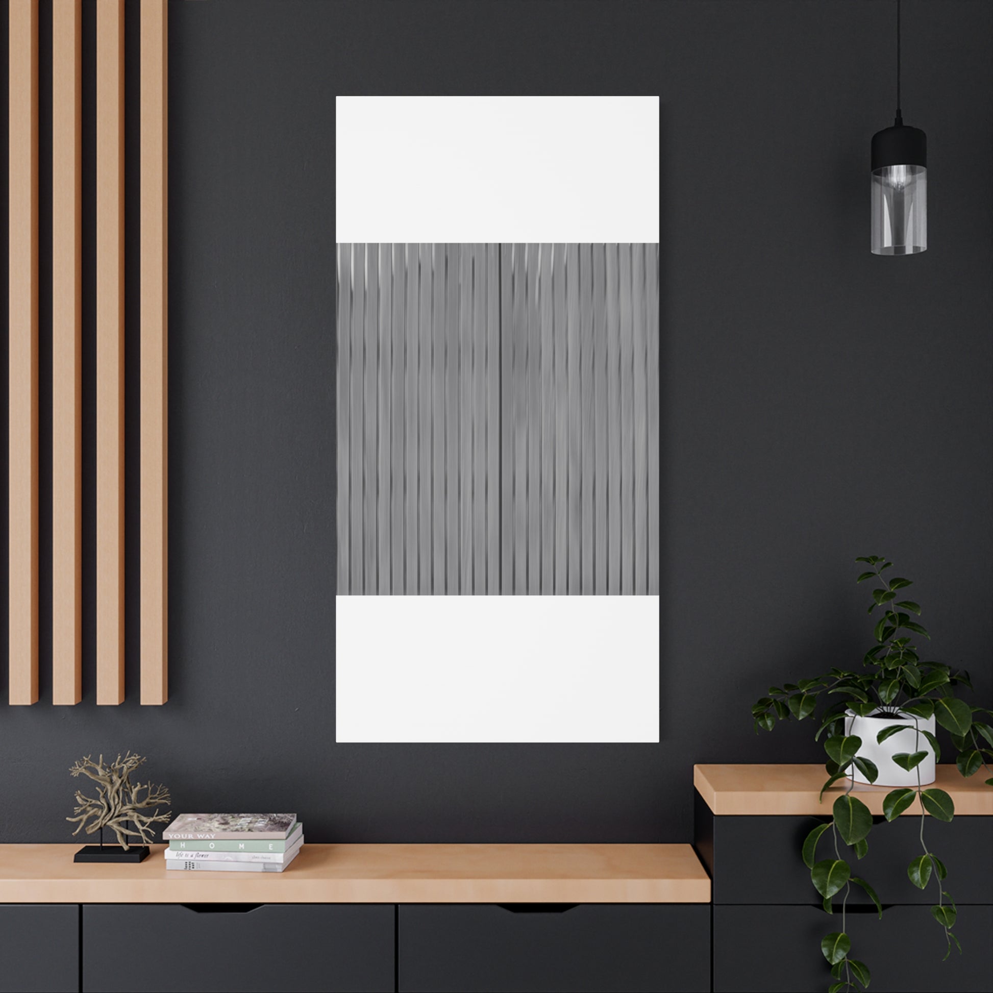 Modern Striped Canvas Art - 1.25" Stretched Wall Decor - TRV