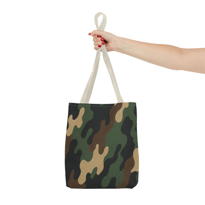 Stylish Camouflage Tote Bag, Reusable Shopping Bag, Beach Tote, Casual Carry-All, Gift for Him or Her - TRV