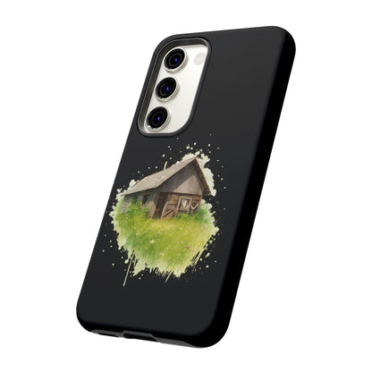 Rustic Farmhouse Phone Case, Cute Cottage Design, Tough Cases for Nature Lovers, Eco-Friendly Gift, Customizable Tech Accessories - TRV