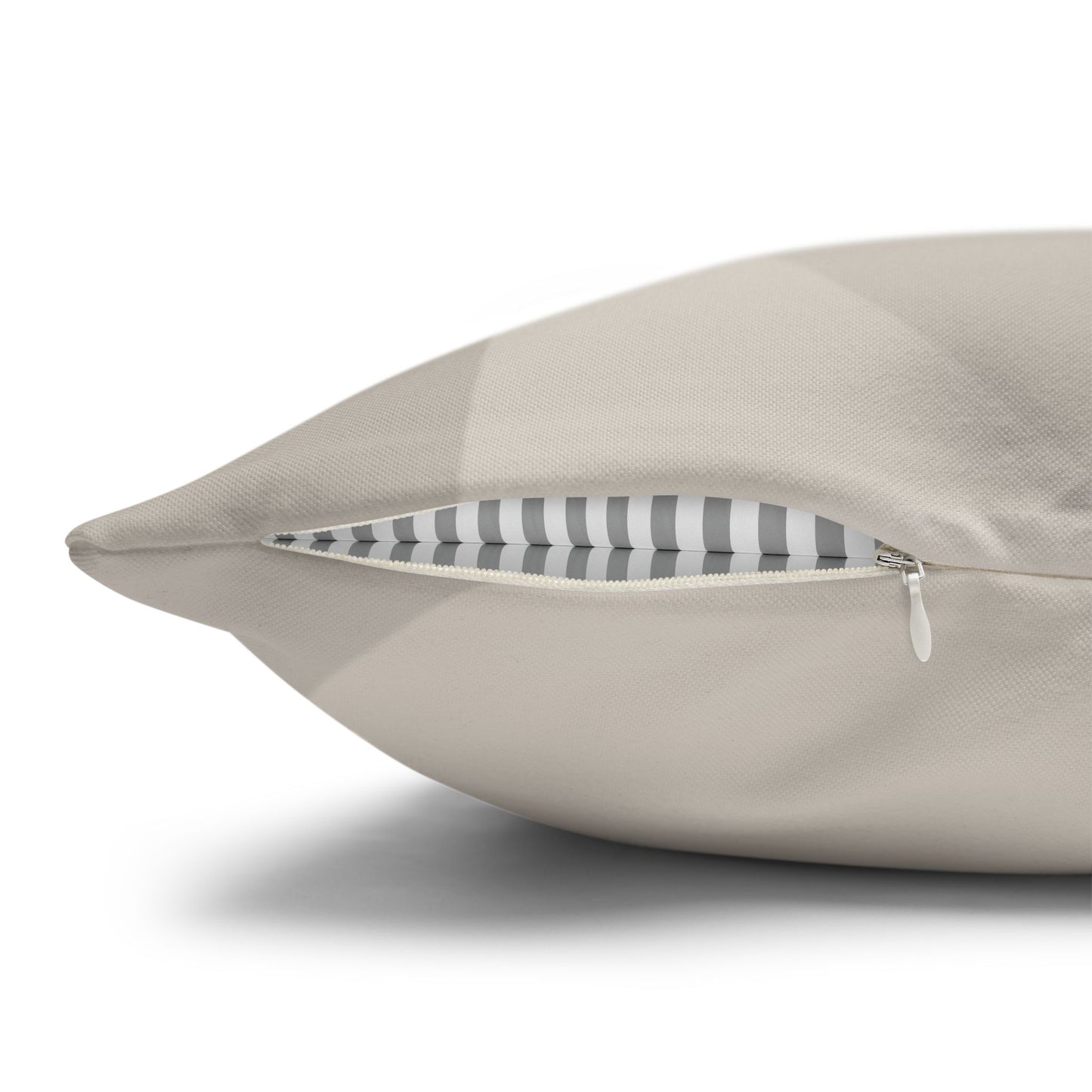 Neutral Abstract Swirl Pillowcase | Square Pillowcase, Spun Polyester