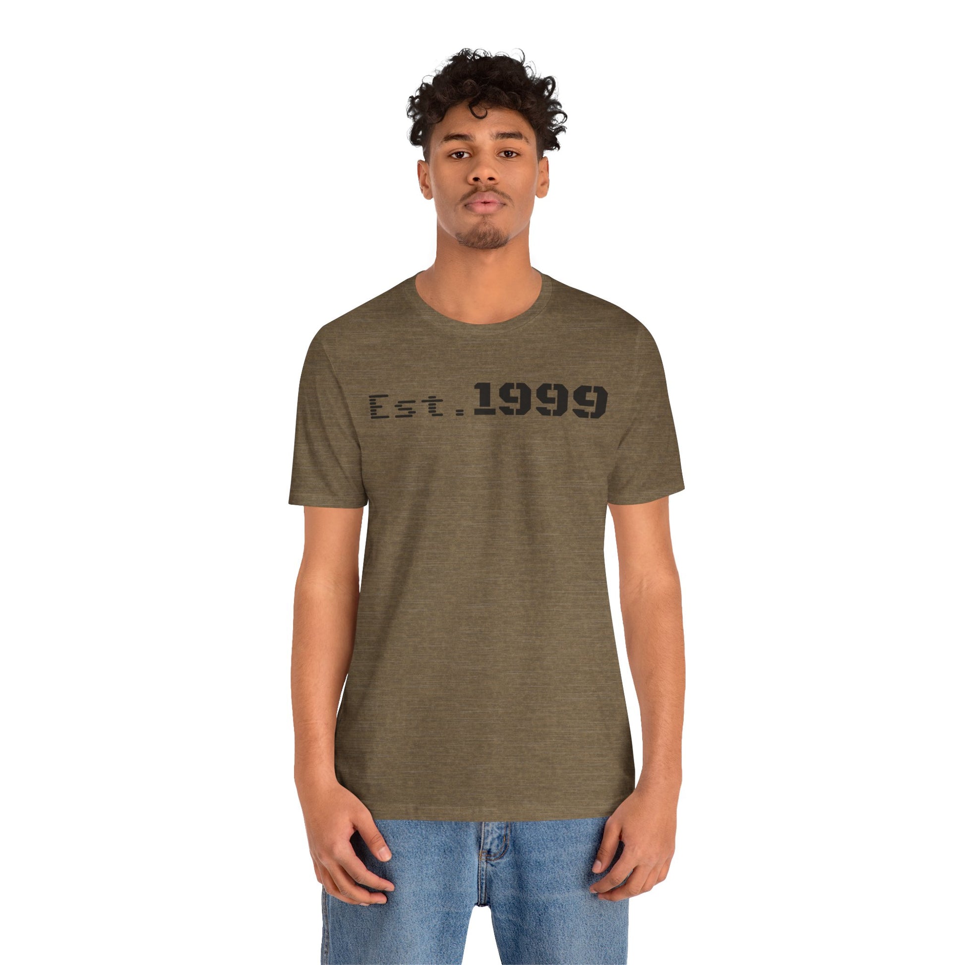 Established 1999 Unisex Tee | Vintage Birth Year Shirt, Casual Birthday Gift, Personalized Family Reunion Apparel, Retro Style [...] - TRV
