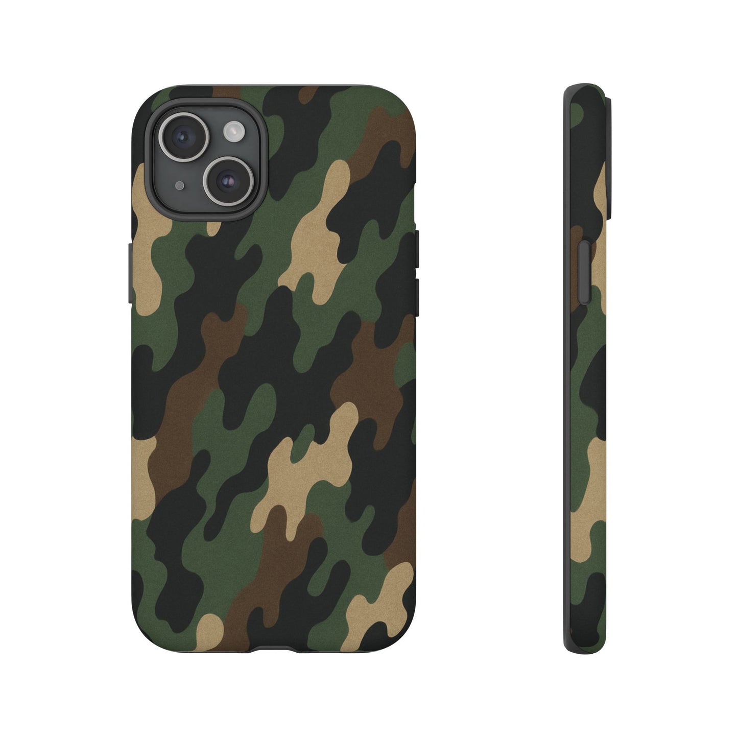Camouflage Phone Case, Tough Cases, Military Style, Unique Phone Accessories, Gift for Him, Durable Phone Cover - TRV