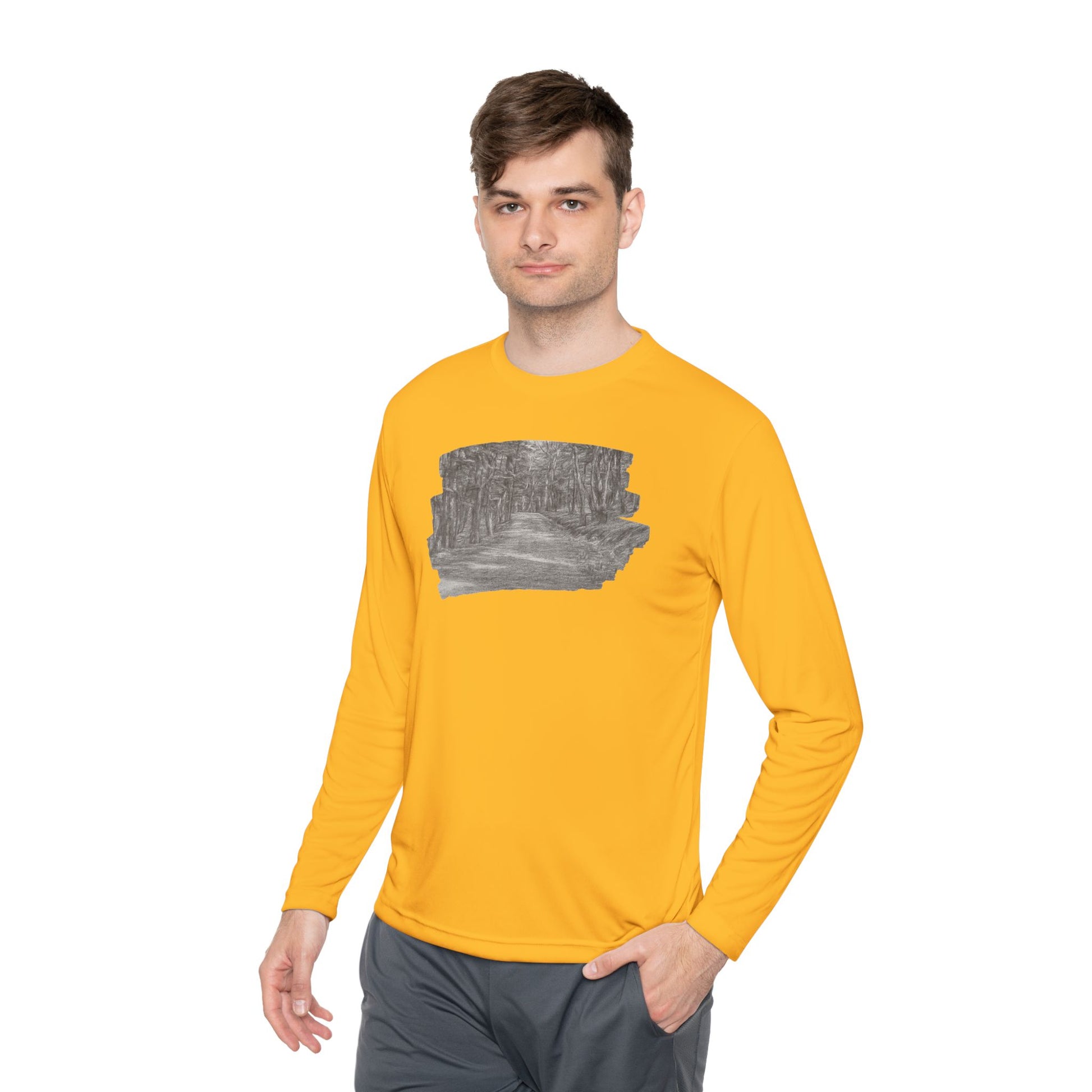 Unisex Long Sleeve Tee - Nature Inspired Design, Comfortable Graphic Shirt for Outdoor Lovers, Casual Wear, Gift for Nature [...] - TRV