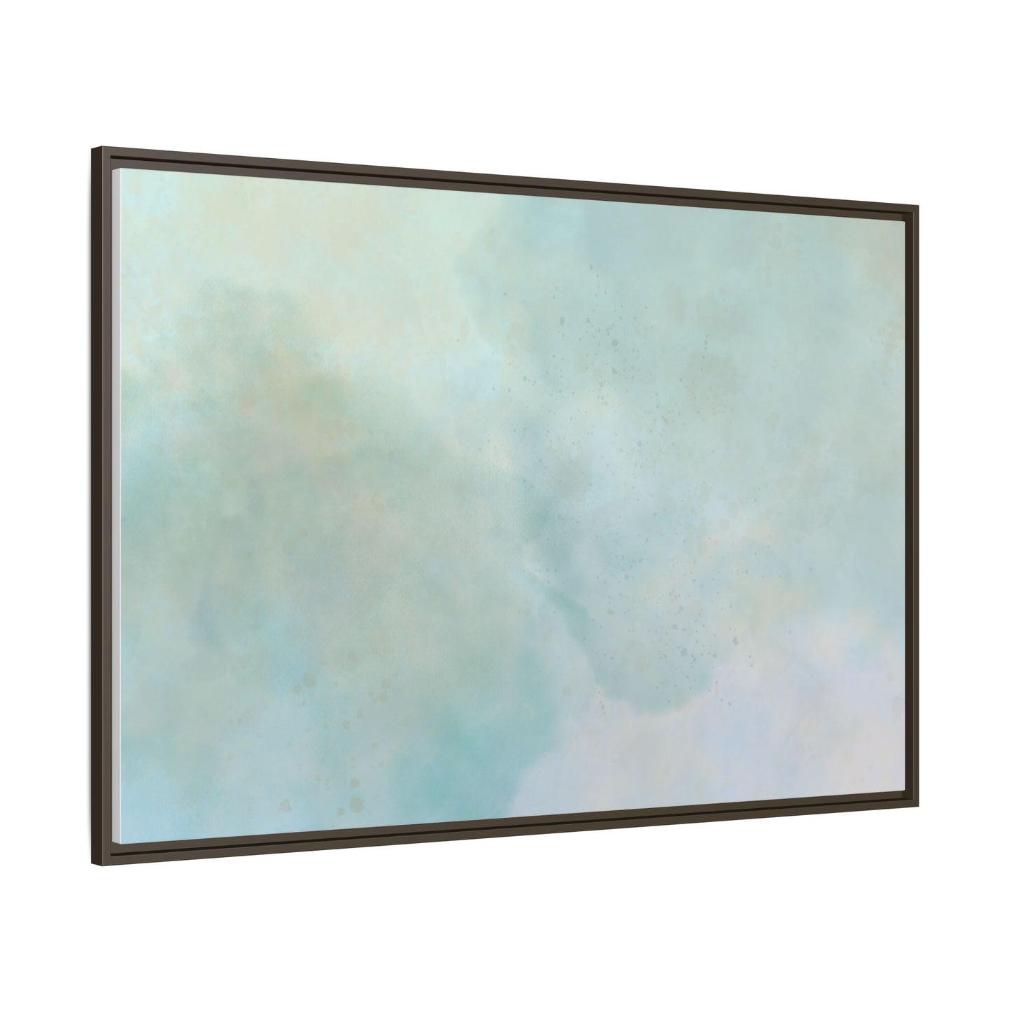 Soft Abstract Pastel Watercolor Matte Canvas