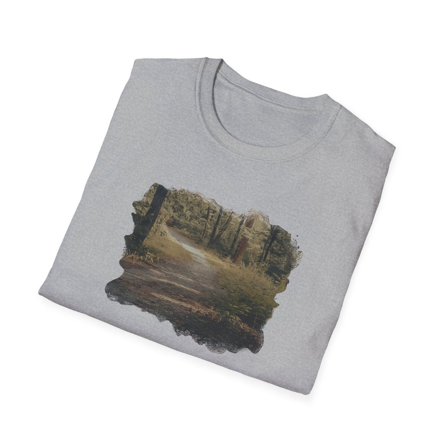 Nature-Inspired Unisex Softstyle T-Shirt, Eco-Friendly Fashion, Outdoor Lover Tee, Gift for Nature Enthusiasts, Casual Everyday Wear