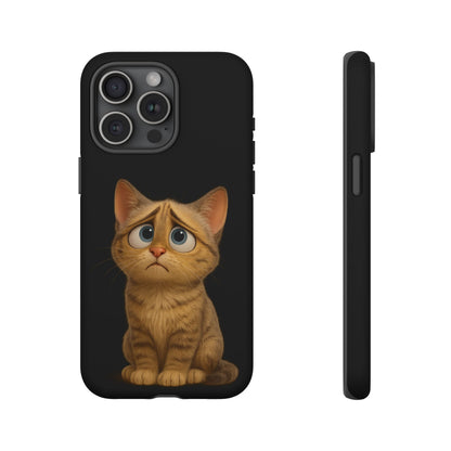 Cute Cat Phone Case, Adorable Kitty Cover, Pet Lover Gift, Unique Animal Design, Customizable Mobile Case - TRV