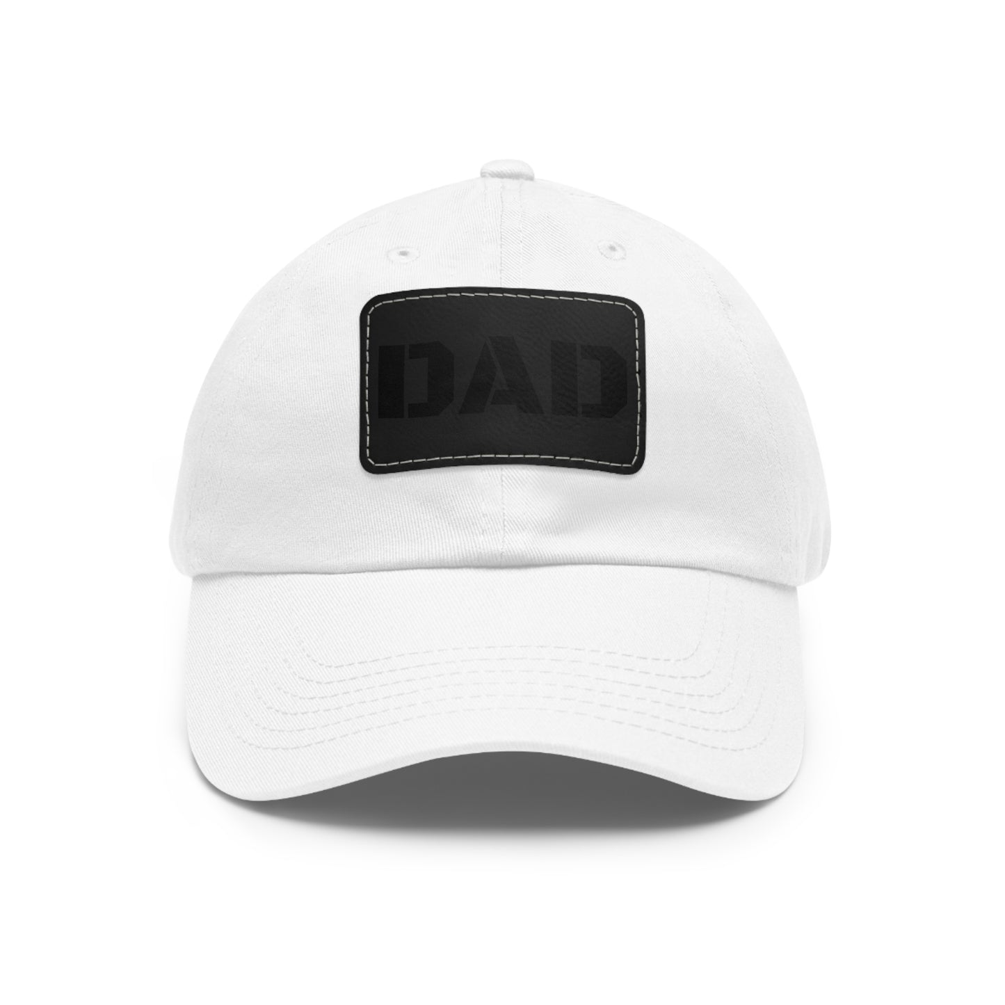 Stylish Dad Hat with Leather Patch | Perfect Gift for Fathers Day, Casual Wear, Dad's Birthday, Outdoor Activities