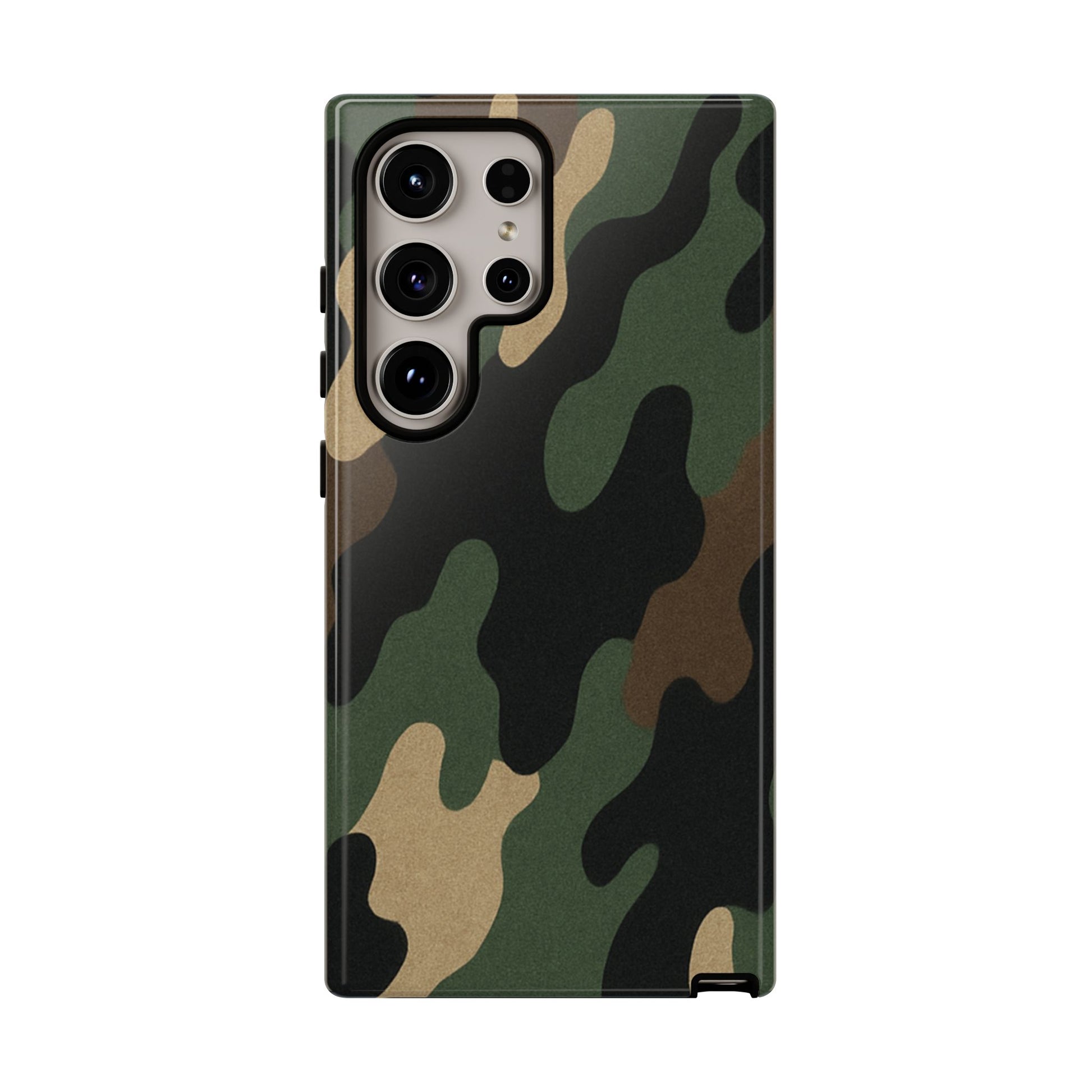 Camouflage Phone Case, Tough Phone Cover, Military Style Accessory, Protective Case for Men, Gifts for Soldiers - TRV