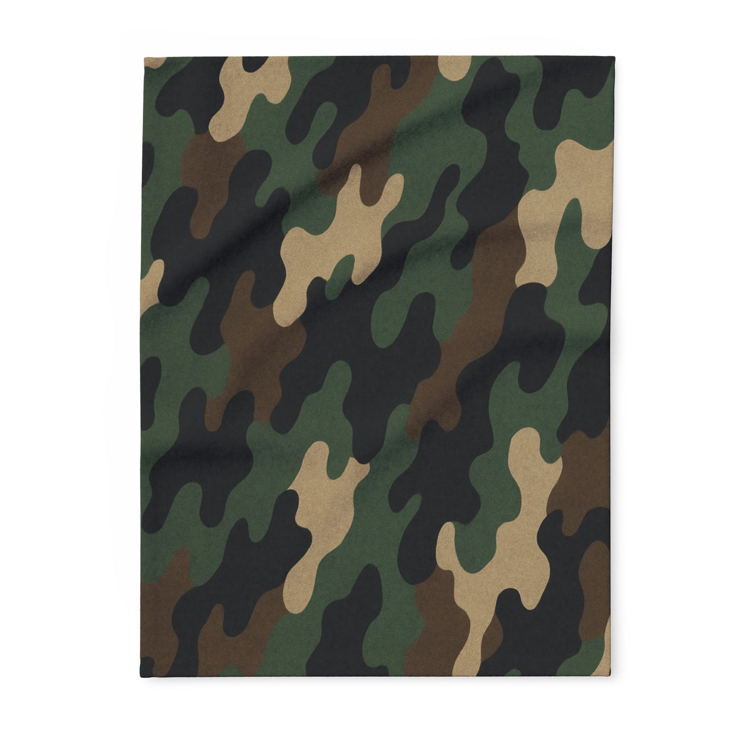 Camouflage Arctic Fleece Blanket for Cozy Comfort, Tactical Gift, Camping Blanket, Home Decor, Outdoor Adventures