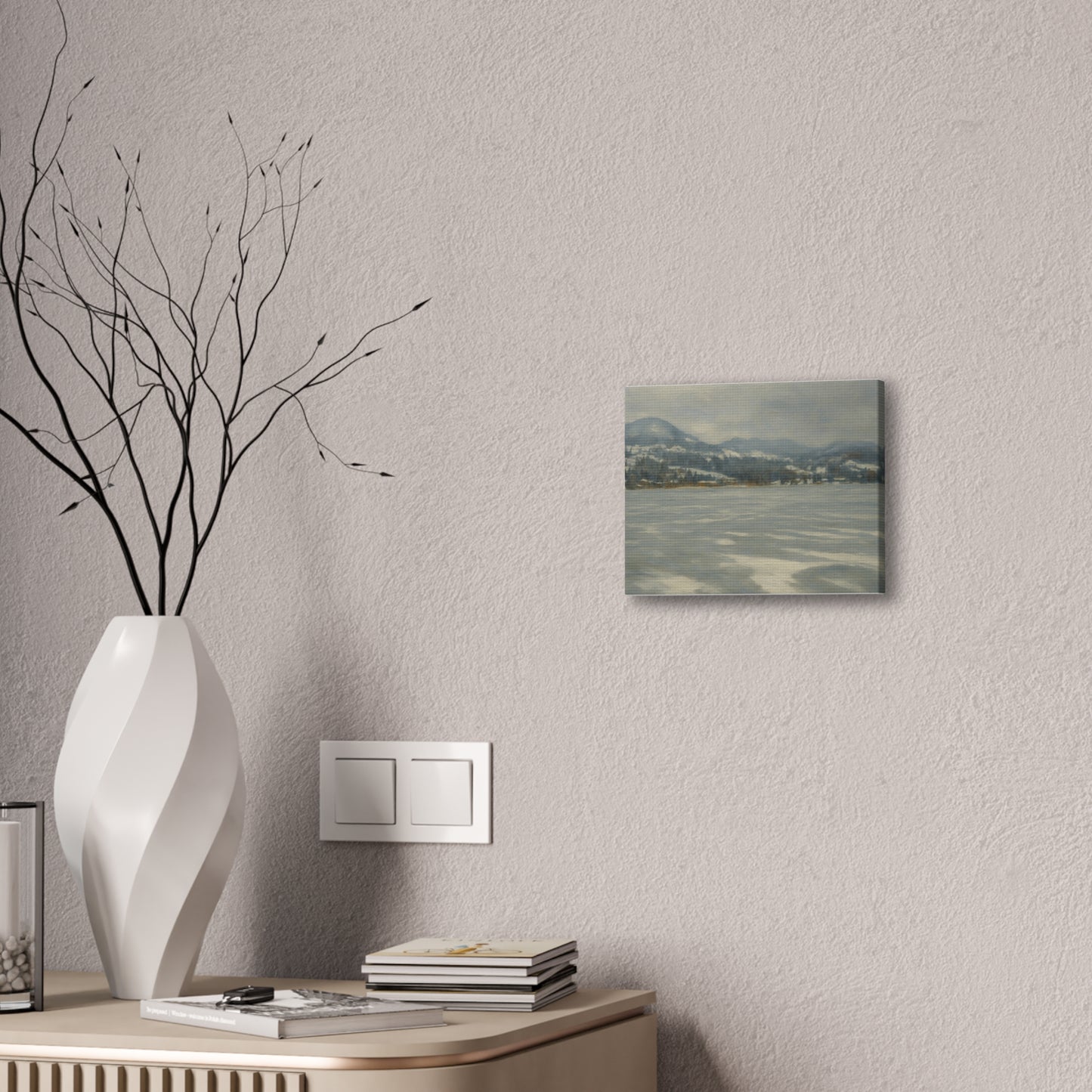 Serene Winter Landscape Canvas - TRV