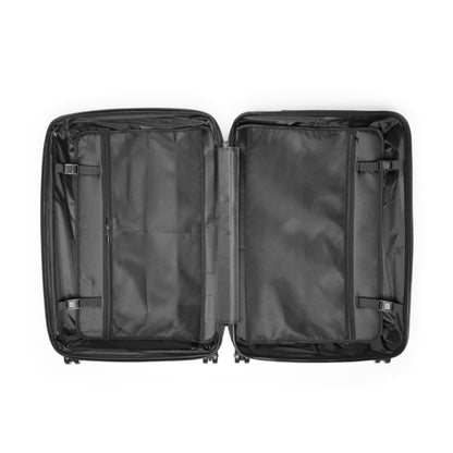 Blue Plaid Carry-On Suitcase – Lightweight Checked Luggage with Classic Tartan Design