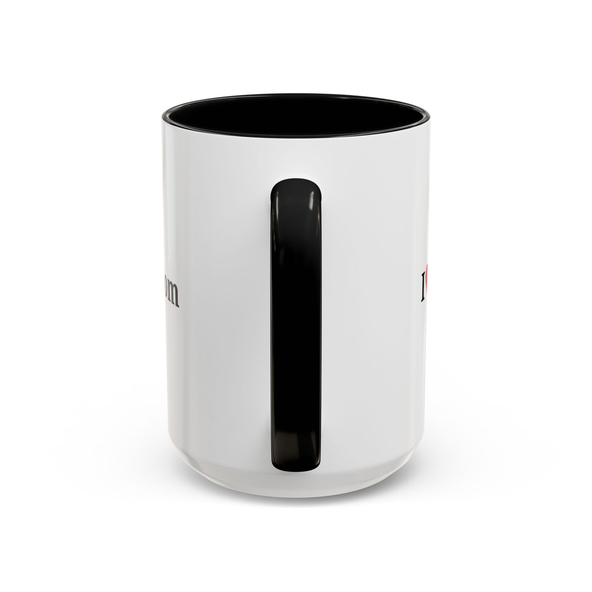 I Love Mom Accent Coffee Mug - Perfect Gift for Mother's Day & Special Occasions - TRV
