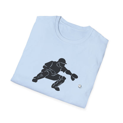 Baseball Catcher Unisex Softstyle T-Shirt, Sports Apparel, Gift for Athletes, Workout Gear, Casual Wear, Special Occasions