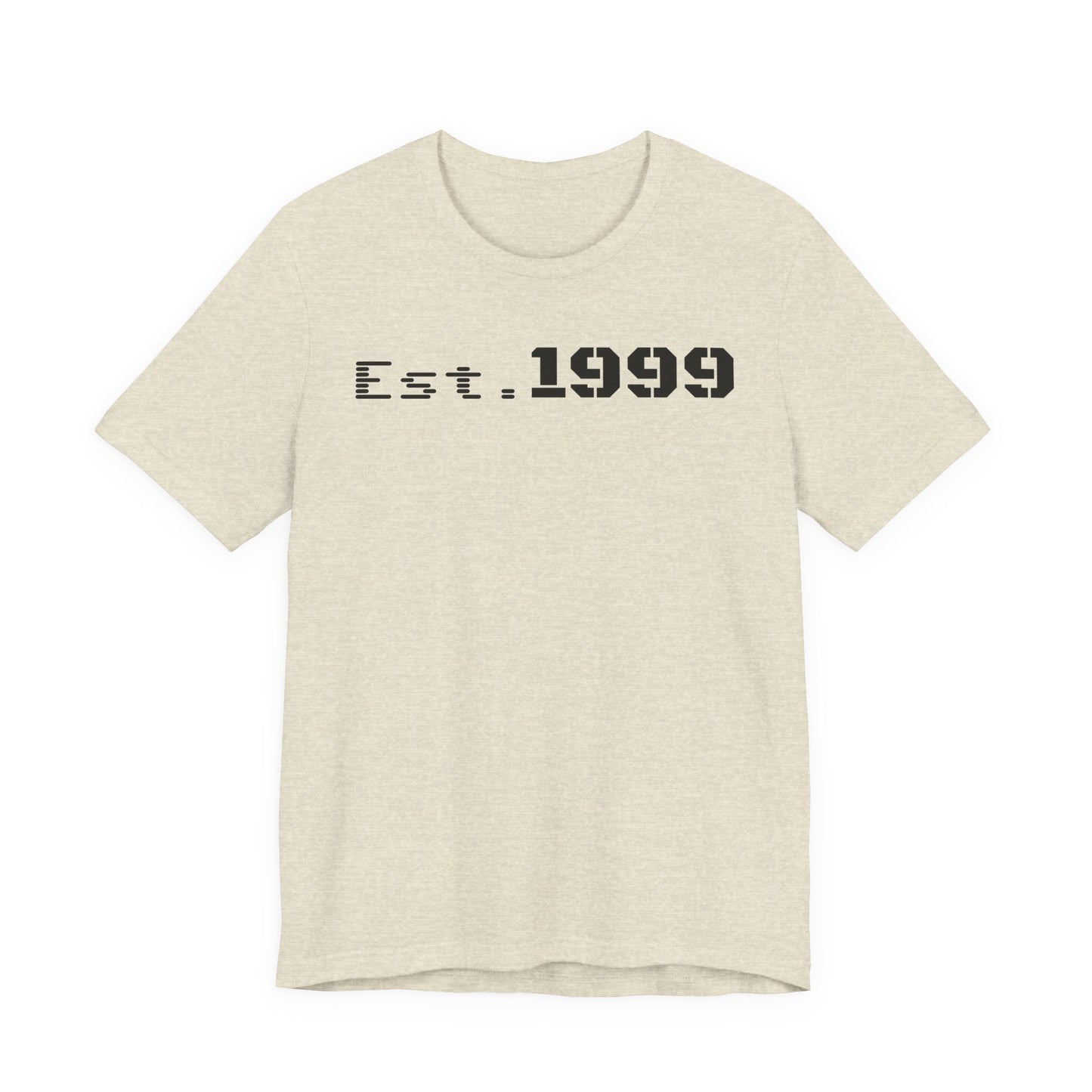 Established 1999 Unisex Tee | Vintage Birth Year Shirt, Casual Birthday Gift, Personalized Family Reunion Apparel, Retro Style [...] - TRV