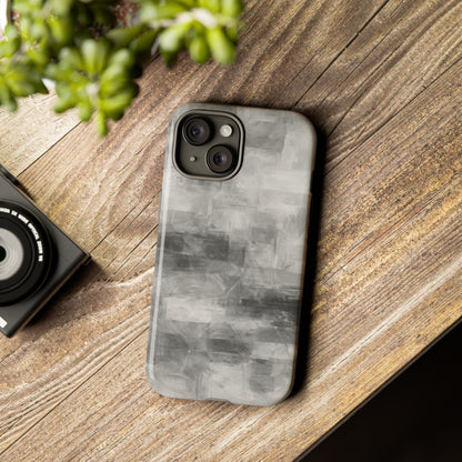 Stylish Phone Case for Tough Protection, Marble Grey Design, Customizable Gift for Her, Unisex Mobile Accessory, Birthday Present, [...] - TRV