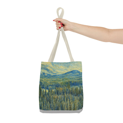 Nature-Inspired Tote Bag, Eco-Friendly Carryall, Bohemian Style Purse, Art Tote, Great Gift for Nature Lovers, Shopping Bag, Travel [...] - TRV