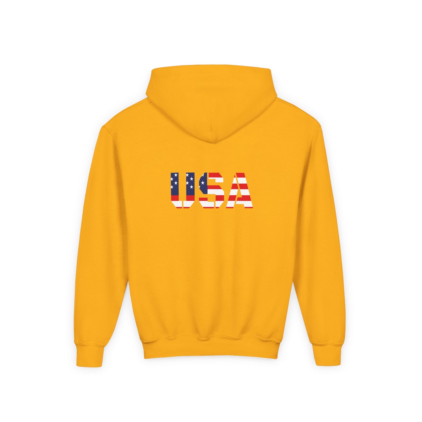 USA Flag Youth Hoodie, Youth Sweatshirt, Cool Hoodie for Kids, American Pride Apparel, Comfortable Boys and Girls Sweatshirt