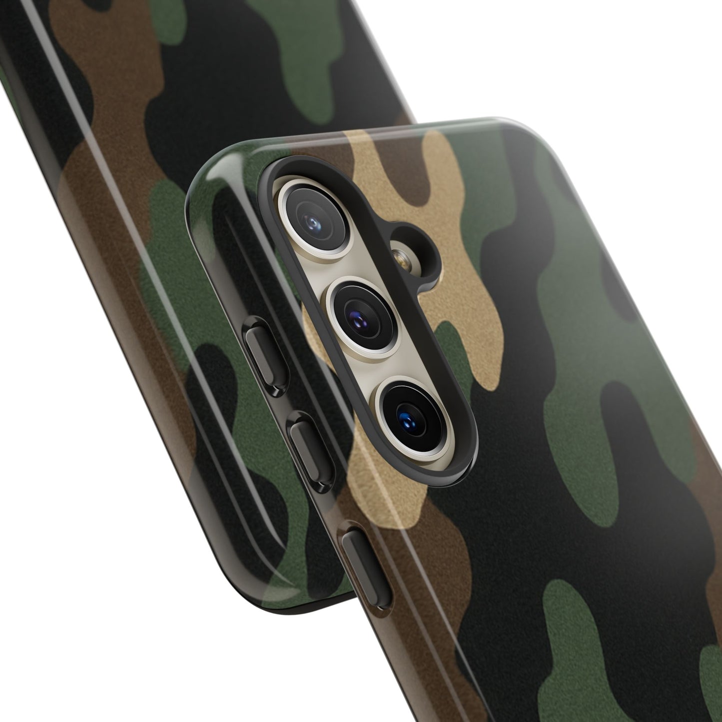 Camouflage Phone Case, Tough Phone Cover, Military Style Accessory, Protective Case for Men, Gifts for Soldiers - TRV
