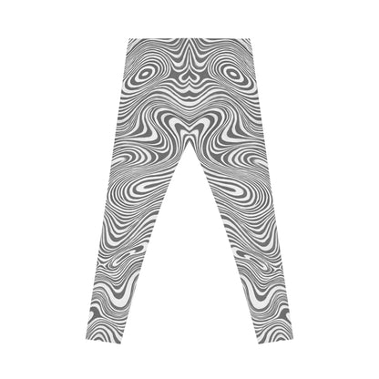 Chic Abstract Leggings - Comfortable, Stylish, Perfect for Workout, Yoga, Casual Wear, Festivals, Graphic Activewear - TRV
