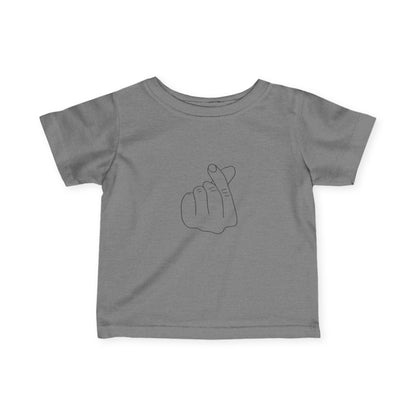 Cute Infant Tee with Love Hand Gesture Design