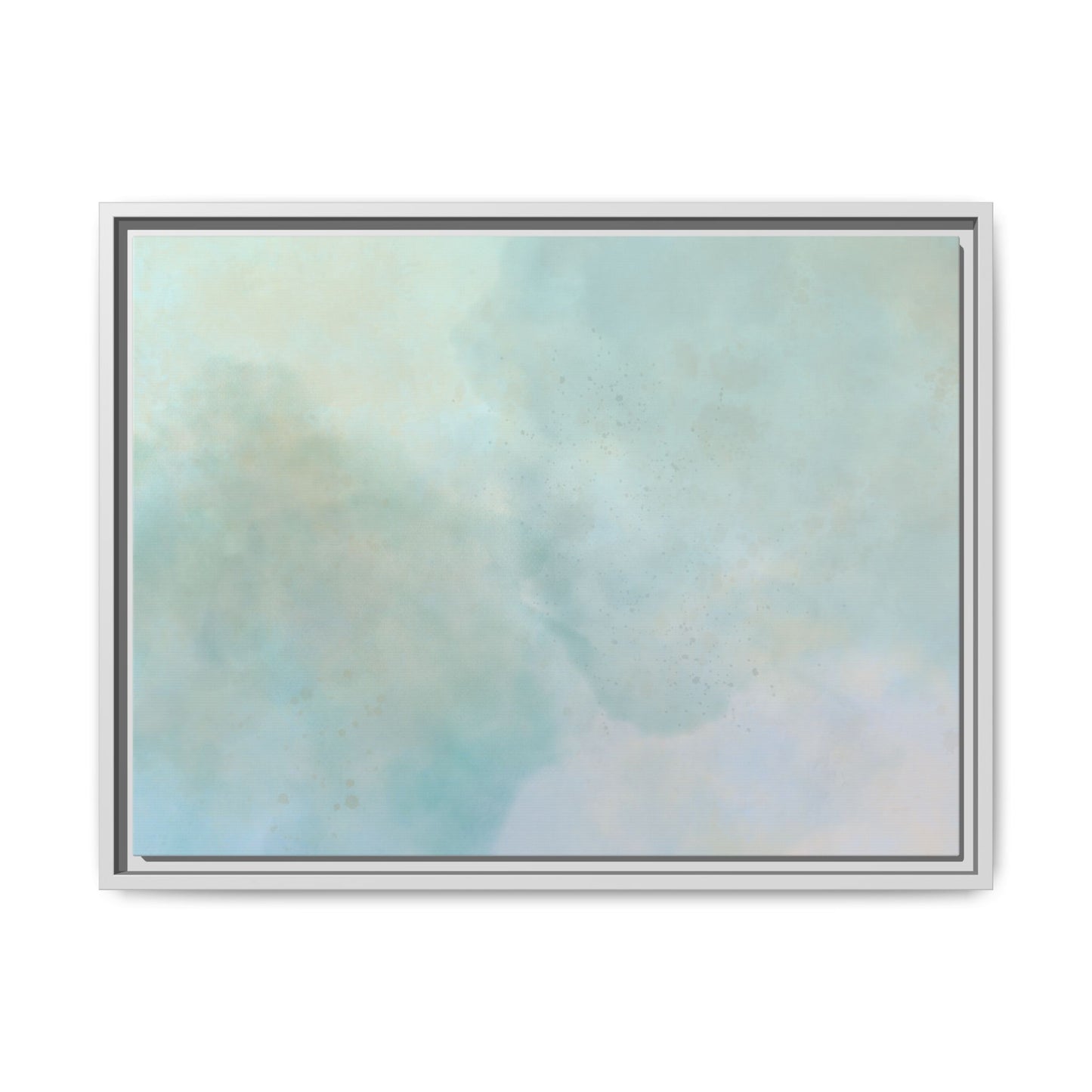 Soft Abstract Pastel Watercolor Matte Canvas