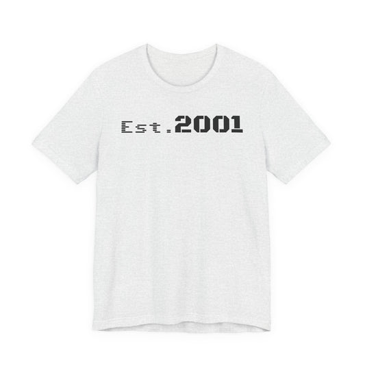 Est. 2001 Unisex Tee - Timeless Casual Wear, Birthday Gift, Nostalgic Fashion, Everyday Comfort, Trendy Streetwear