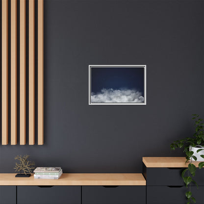 Night Sky Clouds Matte Canvas Framed | Starry Wall Art - TRV