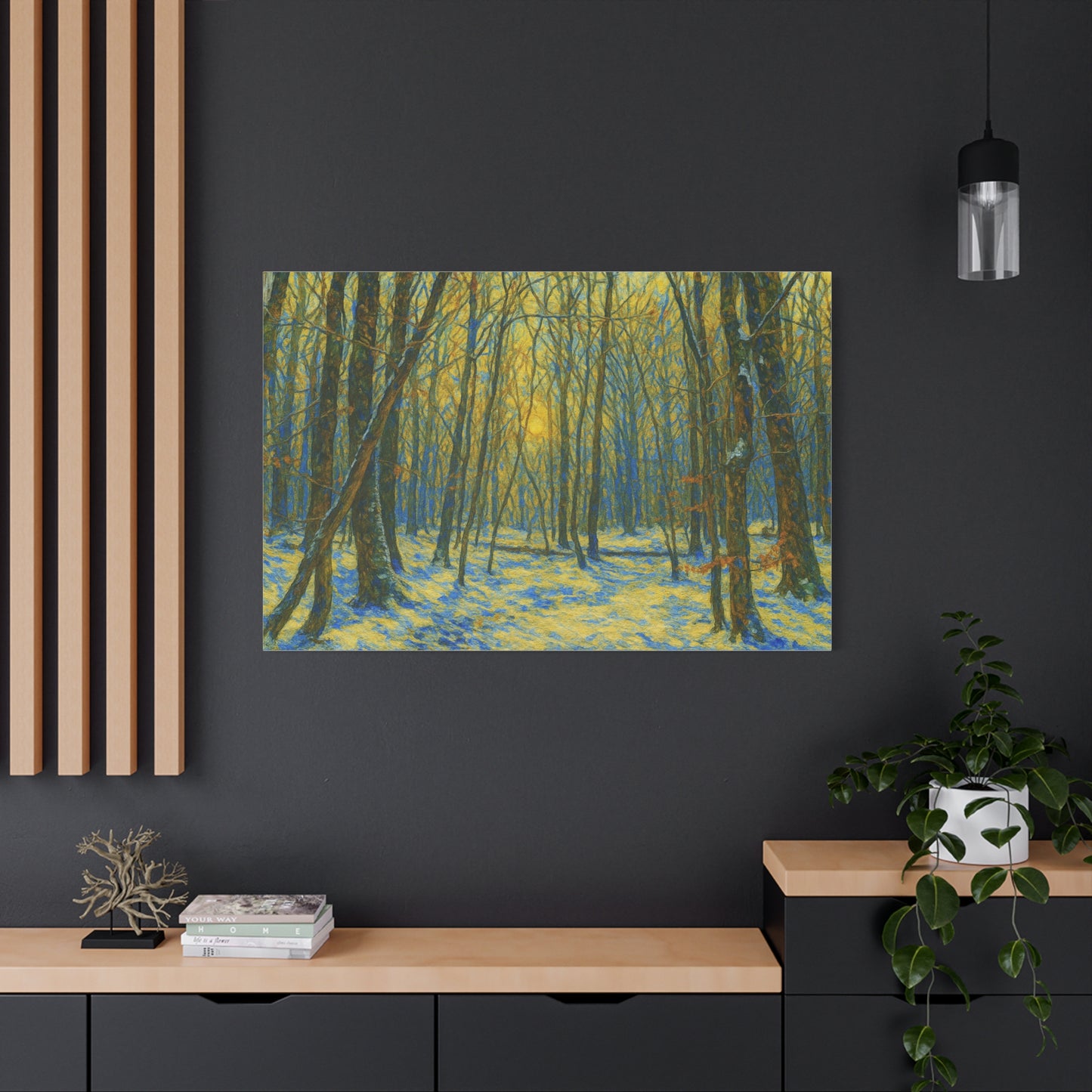 Forest Sunrise Canvas Print, Wall Art, Nature Photography, Home Decor, Gift for Nature Lovers, Landscape Artwork - TRV