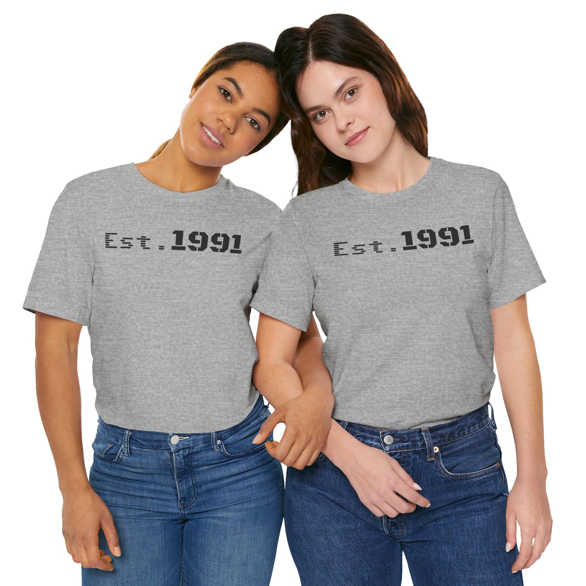 Established 1991 Unisex Jersey Tee | Vintage Anniversary Gift | Casual Wear, Birthday Shirt, Retro Style, Statement Tee, Gift for Him/Her - TRV