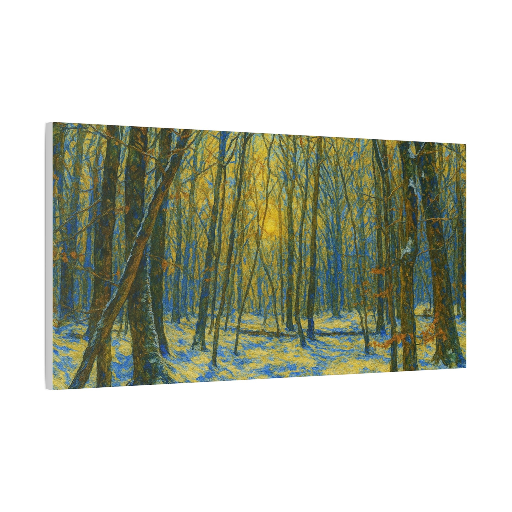 Forest Sunrise Canvas Print, Wall Art, Nature Photography, Home Decor, Gift for Nature Lovers, Landscape Artwork - TRV