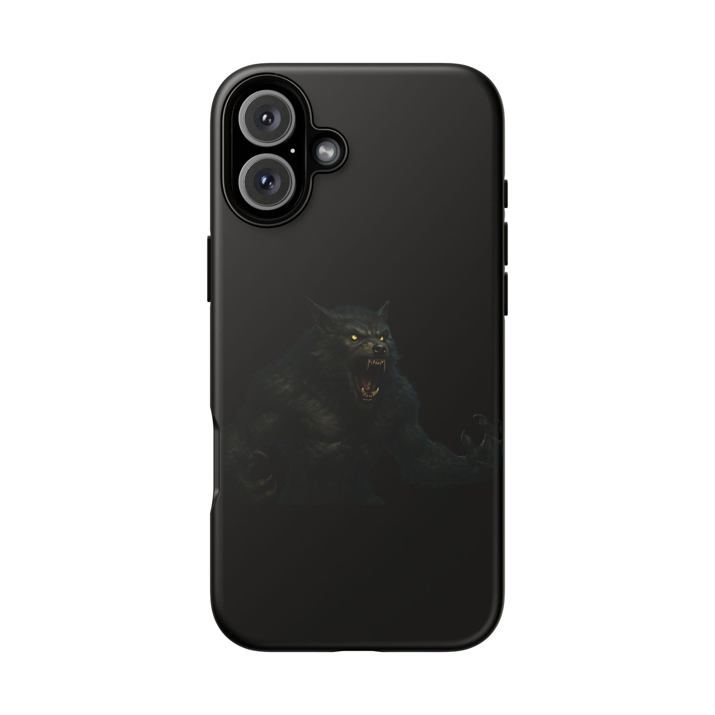 Werewolf Phone Case, Tough Cases, Black Panther Design, Gift for Animal Lovers, Phone Accessories, Fierce Phone Protection - TRV