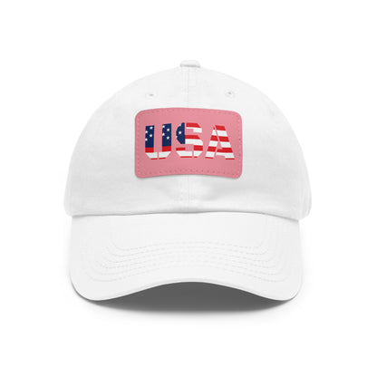 Dad Hat with USA Leather Patch - TRV