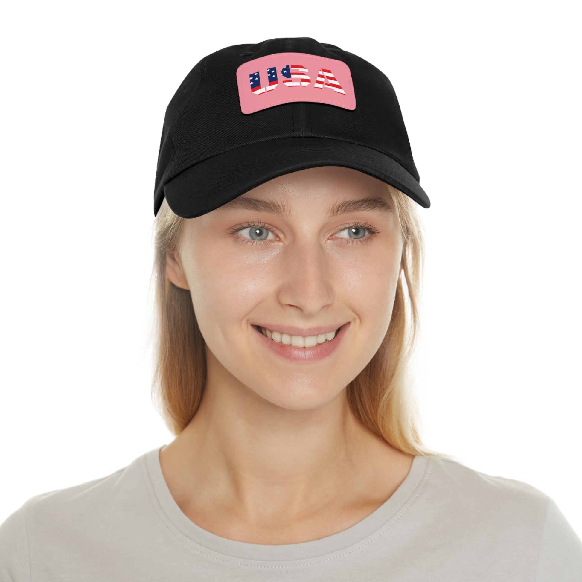 Dad Hat with USA Leather Patch - TRV