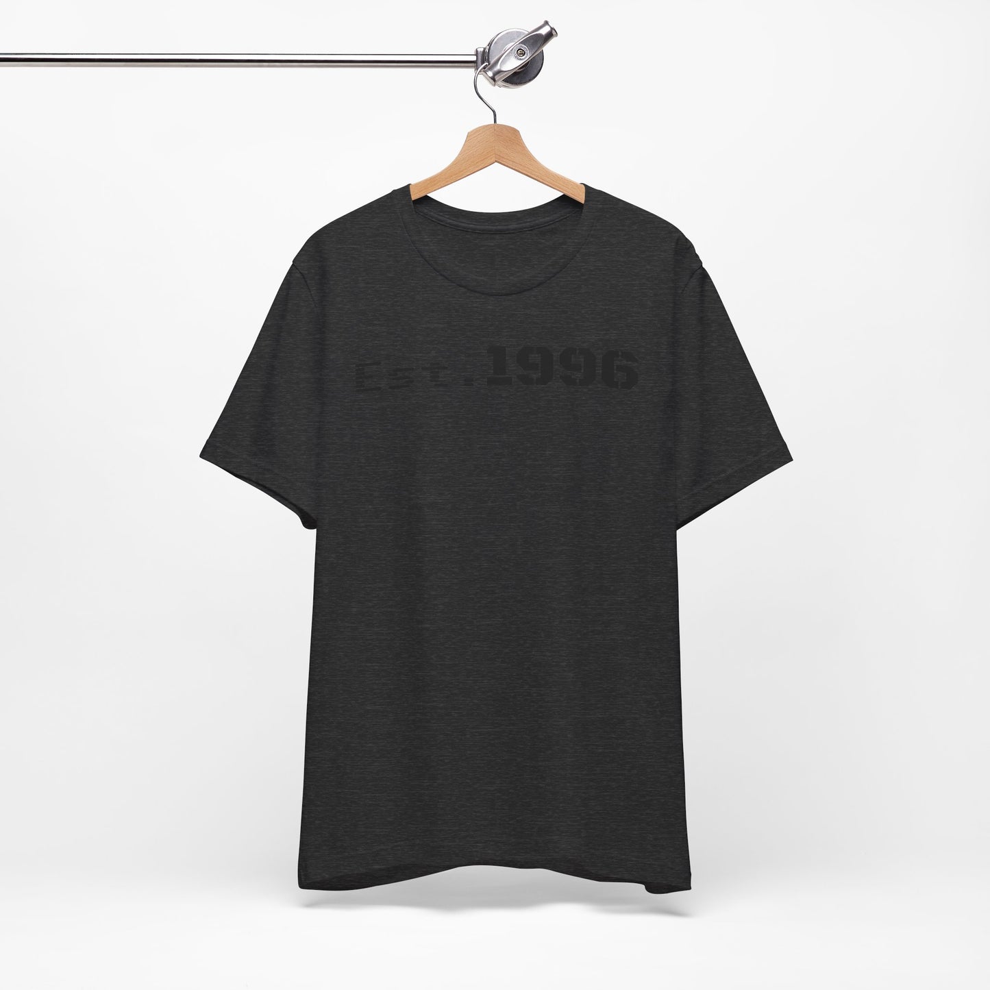 Established 1996 Unisex T-Shirt, Vintage Year Tee, Birth Year Gift, Casual Fashion, Personalized Graphic Tee - TRV