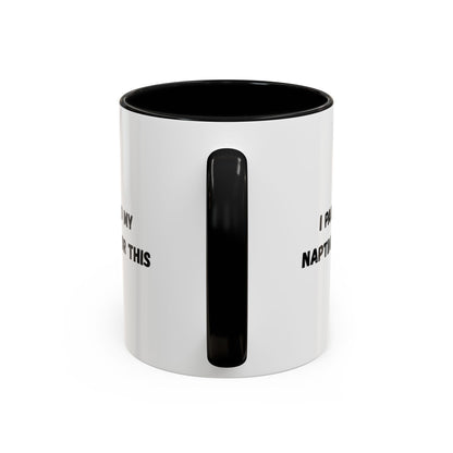 Humorous Coffee Mug | I Paused My Naptime For This | Perfect Gift for Busy Moms, Teachers, or Coffee Lovers