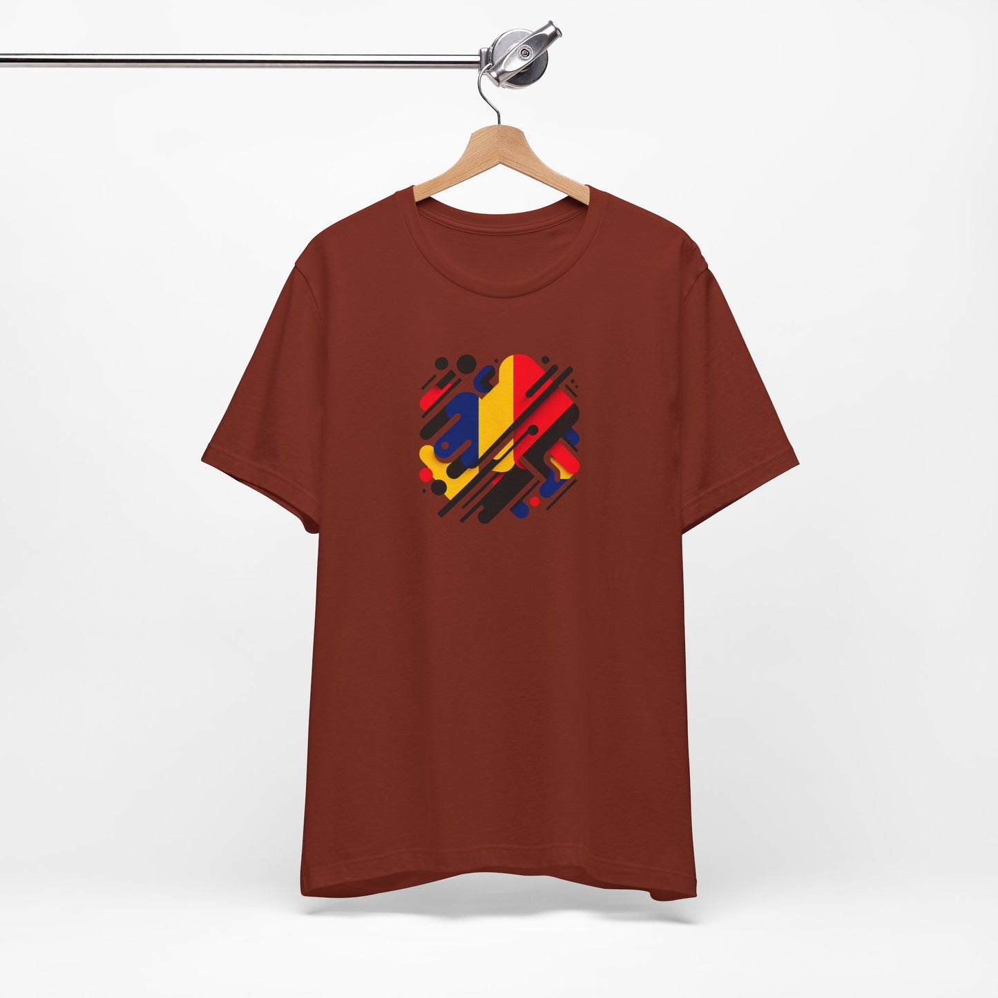 Artistic Heart Unisex Jersey Tee - Vibrant Graphic Tee, Casual Wear, Gift for Art Lovers, Birthday Surprise, Everyday Comfort - TRV