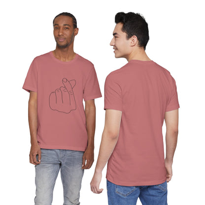 Minimalist Hand Sign Unisex Tee | Casual Everyday Wear | Perfect for Gift Givers